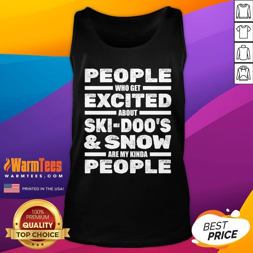 Top Snowmobile Skidoo's Winter Snow Machine Snowmobiling T-Shirt - Image 5