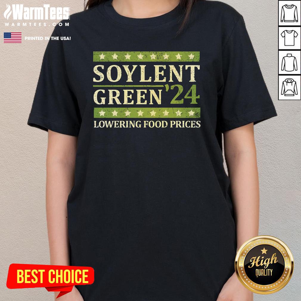 Top Soylent Green '24 Lowering Food Prices T-Shirt - Image 2