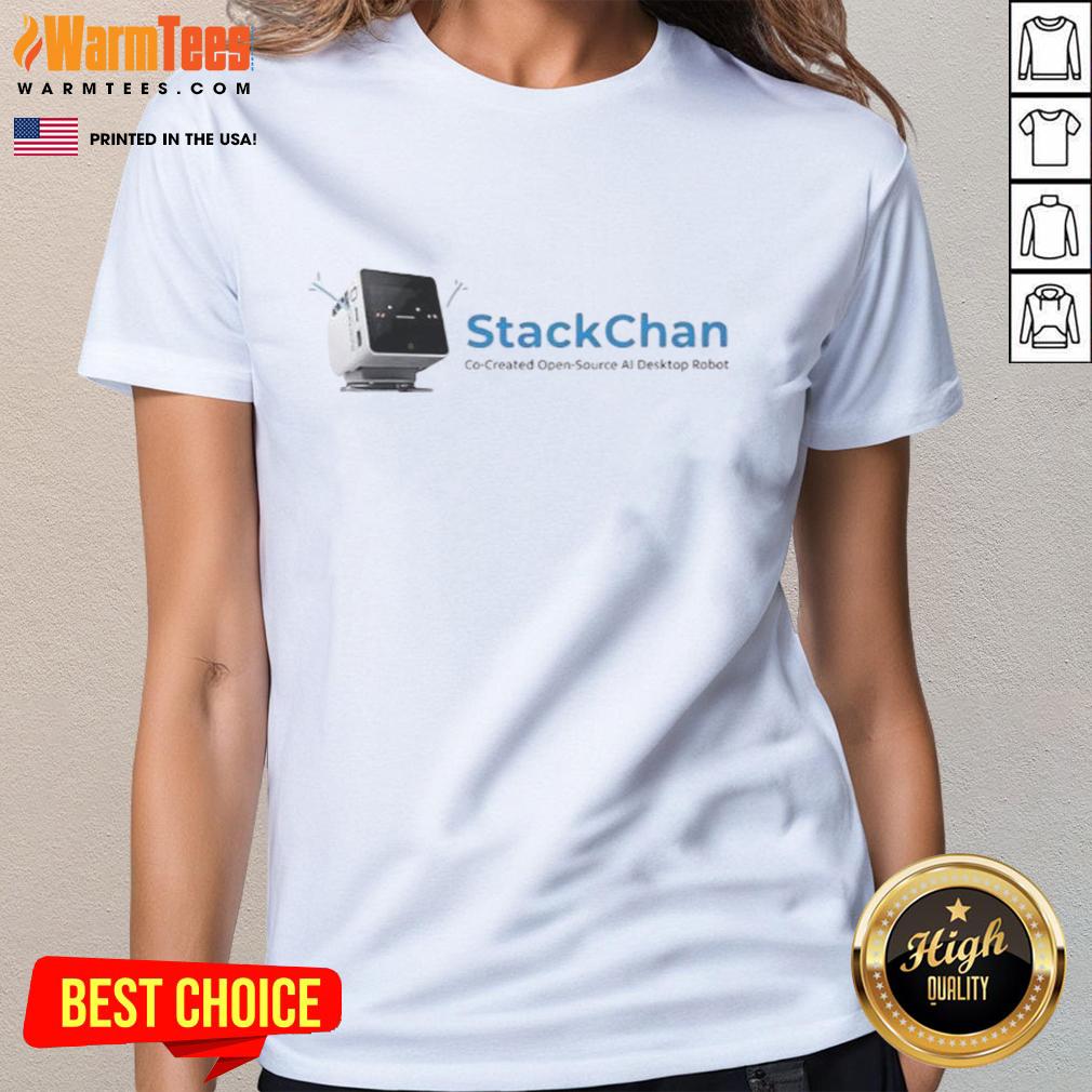 Top StackChan Co-Created Open-Source AI Desktop Robot T-Shirt - Image 3