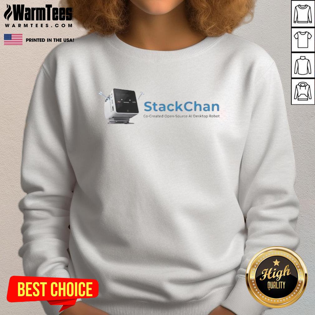 Top StackChan Co-Created Open-Source AI Desktop Robot T-Shirt - Image 5