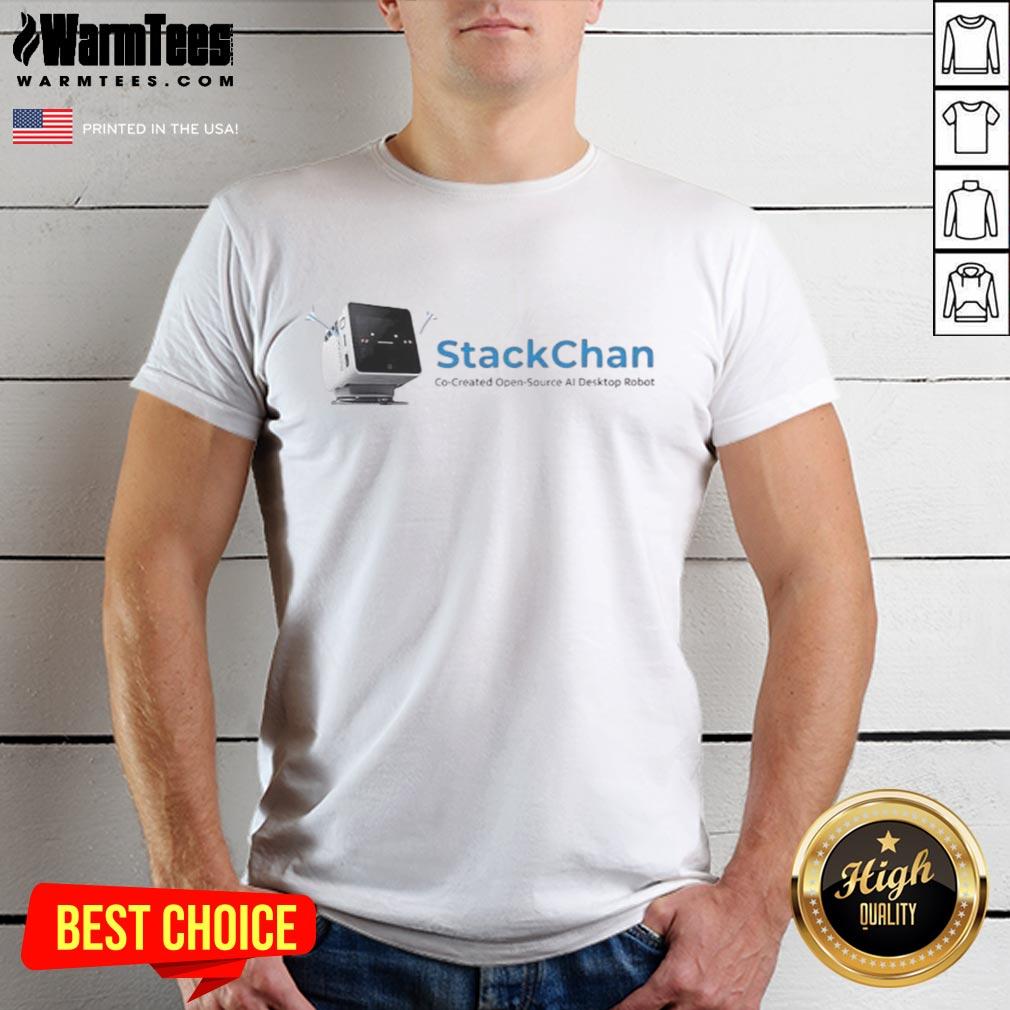 Top StackChan Co-Created Open-Source AI Desktop Robot T-Shirt