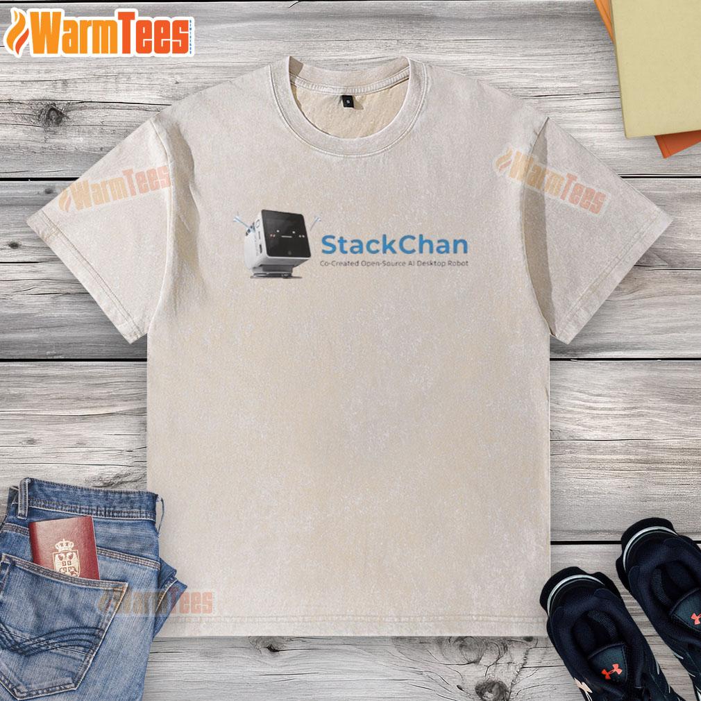 Top StackChan Co-Created Open-Source AI Desktop Robot T-Shirt - Image 6
