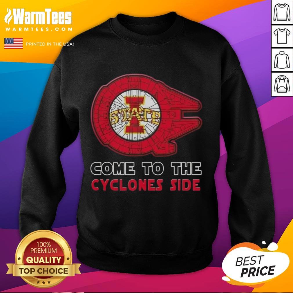 Top Star Wars Come To The Iowa State Cyclones Side T-Shirt - Image 5