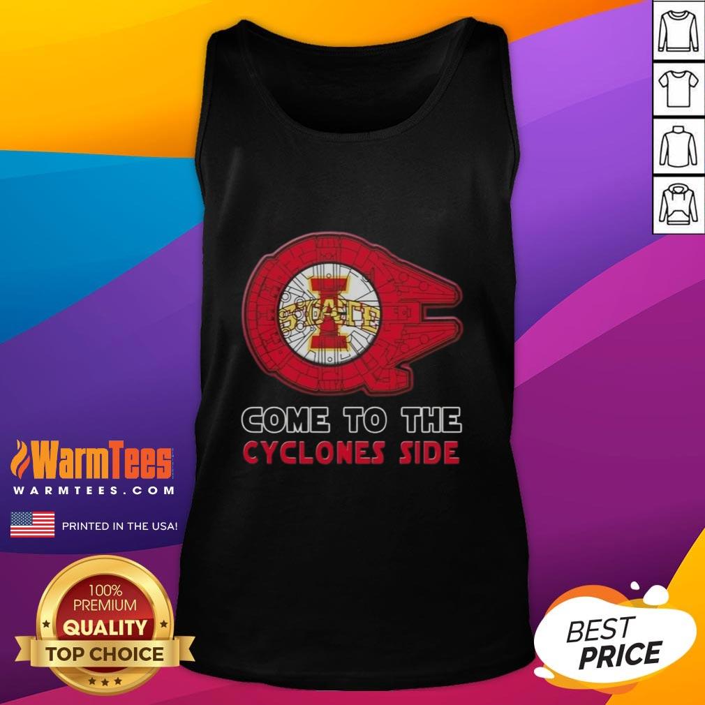 Top Star Wars Come To The Iowa State Cyclones Side T-Shirt - Image 4