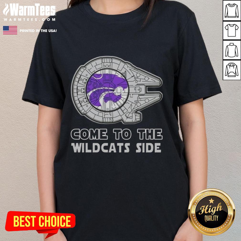 Top Star Wars Come To The Kansas State Wildcats Side T-Shirt - Image 3