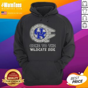 Alternative view of Top Star Wars Come To The Kentucky Wildcats Side T-Shirt