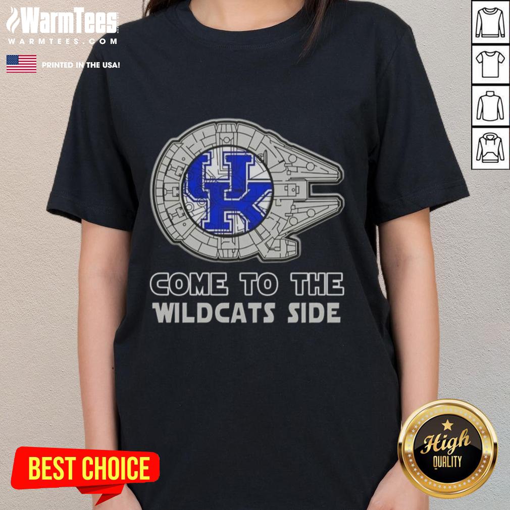 Top Star Wars Come To The Kentucky Wildcats Side T-Shirt - Image 3