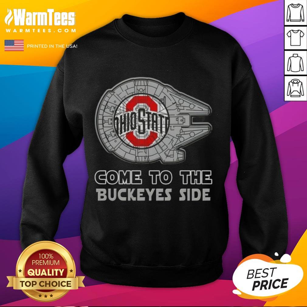 Top Star Wars Come To The Ohio State Buckeyes Side T-Shirt - Image 5