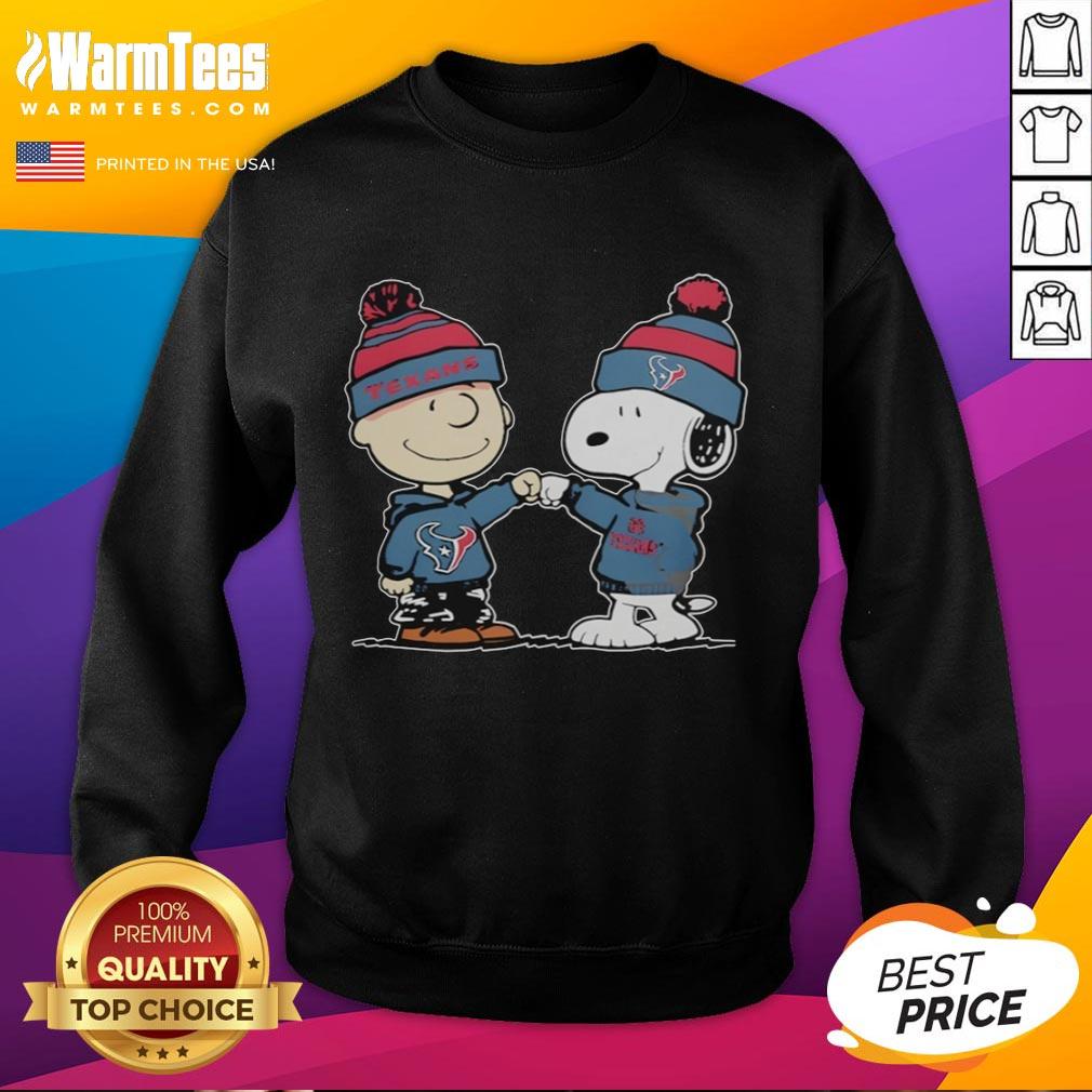 Top Texans Houston Outfit With Charlie Brown And Snoopy Of Peanuts T-Shirt - Image 5