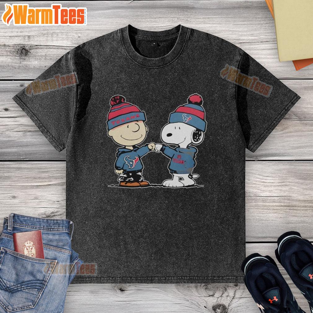 Top Texans Houston Outfit With Charlie Brown And Snoopy Of Peanuts T-Shirt - Image 6
