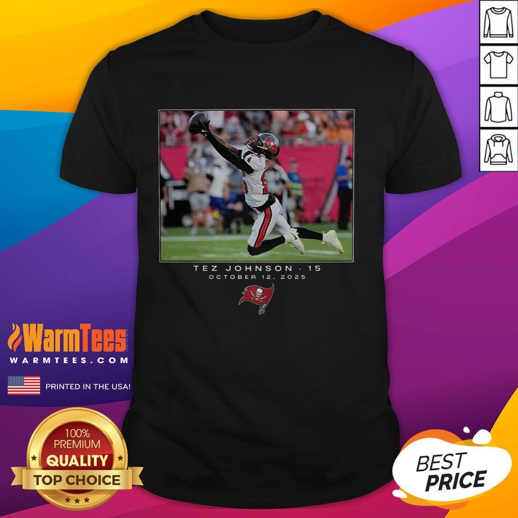 Top Tez Johnson Tampa Bay Buccaneers NFL Week 6 2025 T-Shirt