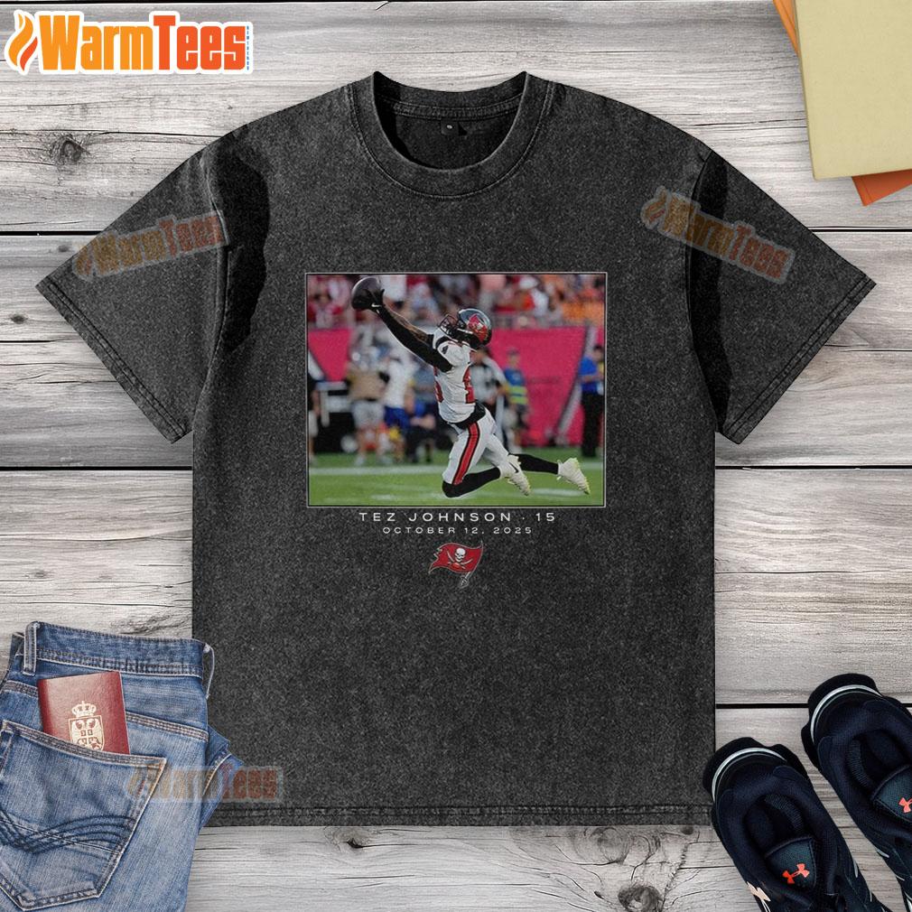 Top Tez Johnson Tampa Bay Buccaneers NFL Week 6 2025 T-Shirt - Image 6