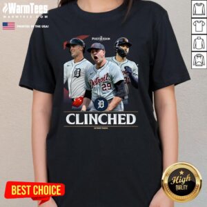Alternative view of Top The Detroit Tigers Are Postseason Bound Clinched 2024 T-Shirt