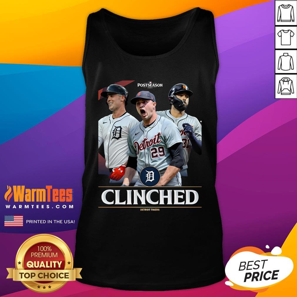 Top The Detroit Tigers Are Postseason Bound Clinched 2024 T-Shirt - Image 5