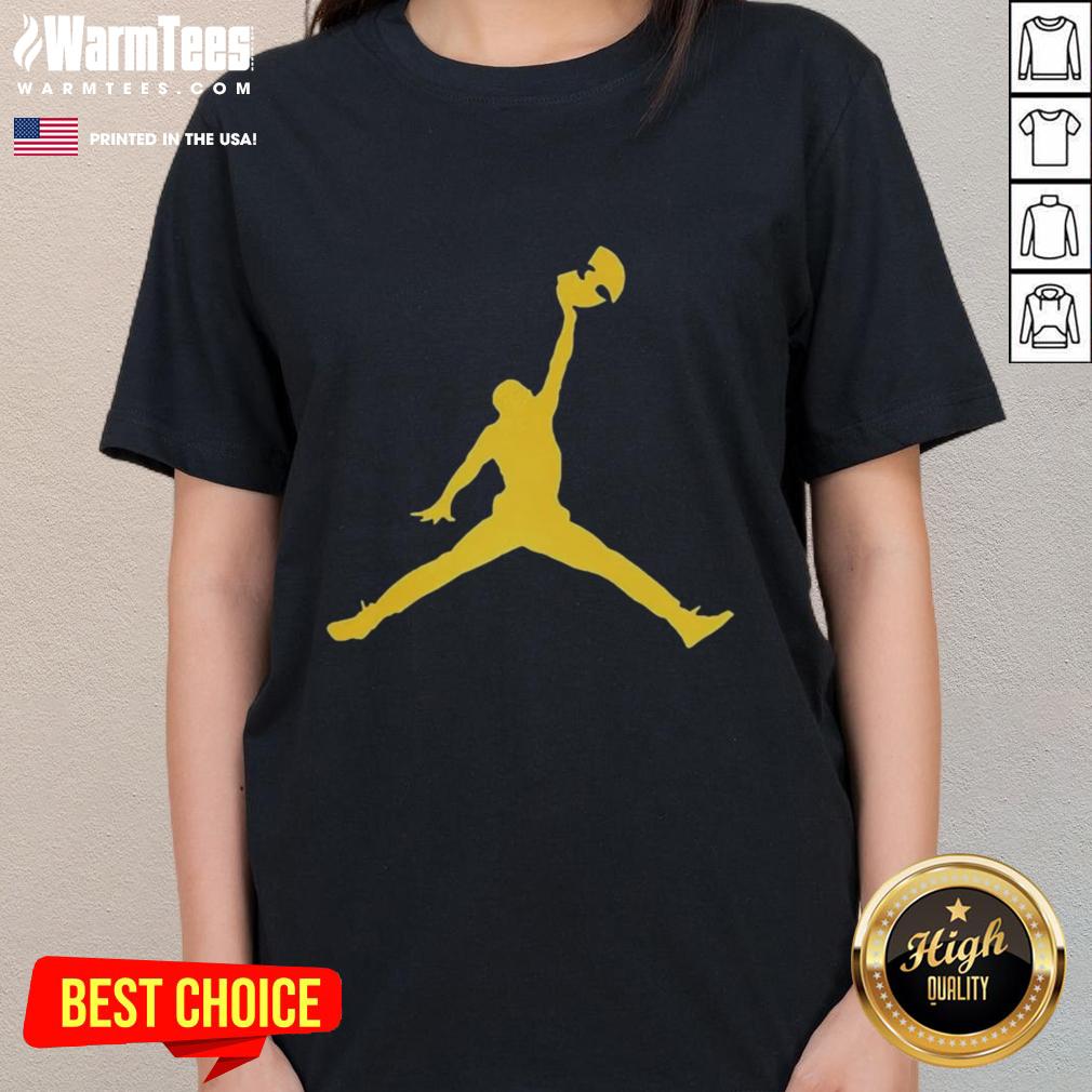 Top The Golden Wutang Clan Forever Jumpman Logo Parody T-Shirt - Image 3