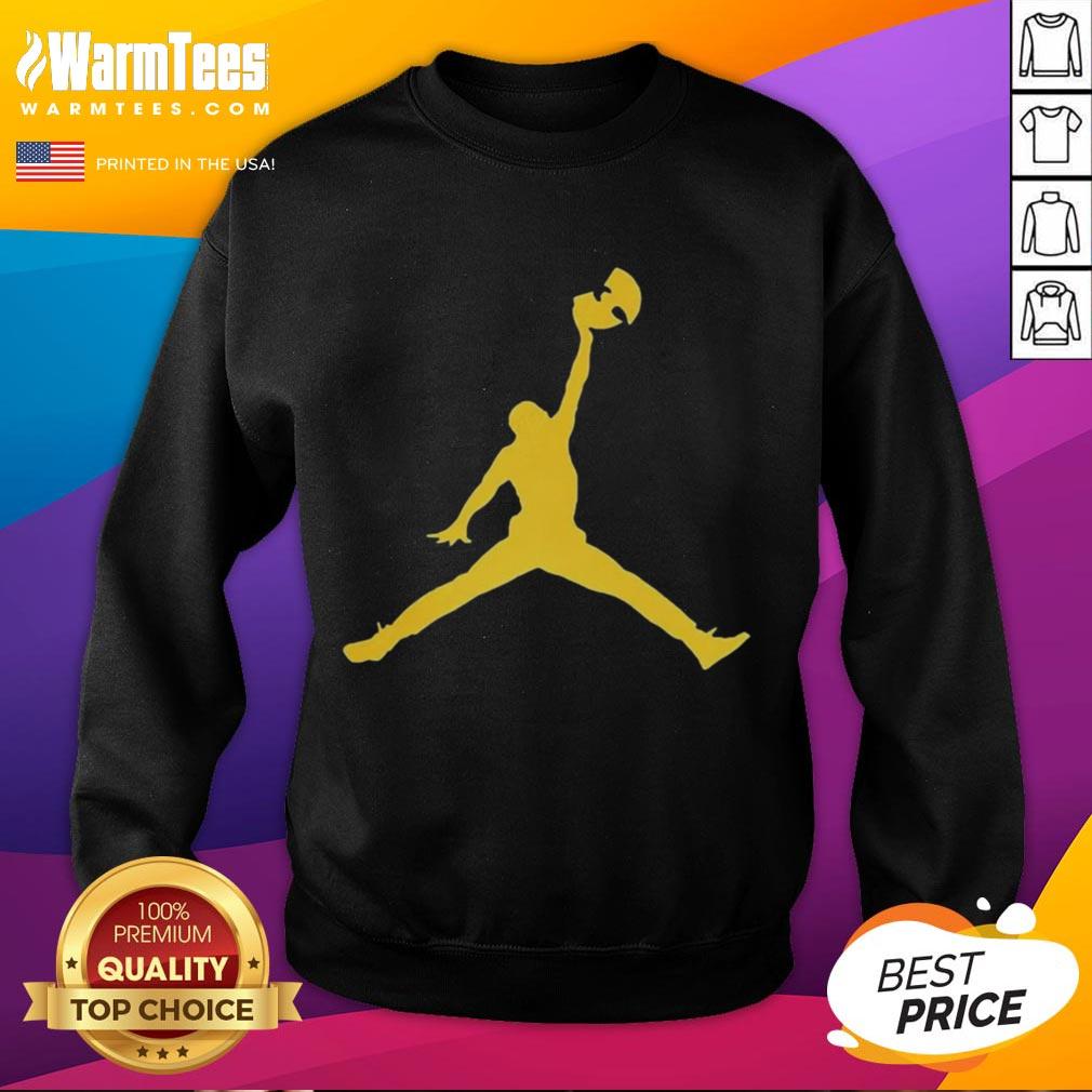 Top The Golden Wutang Clan Forever Jumpman Logo Parody T-Shirt - Image 5