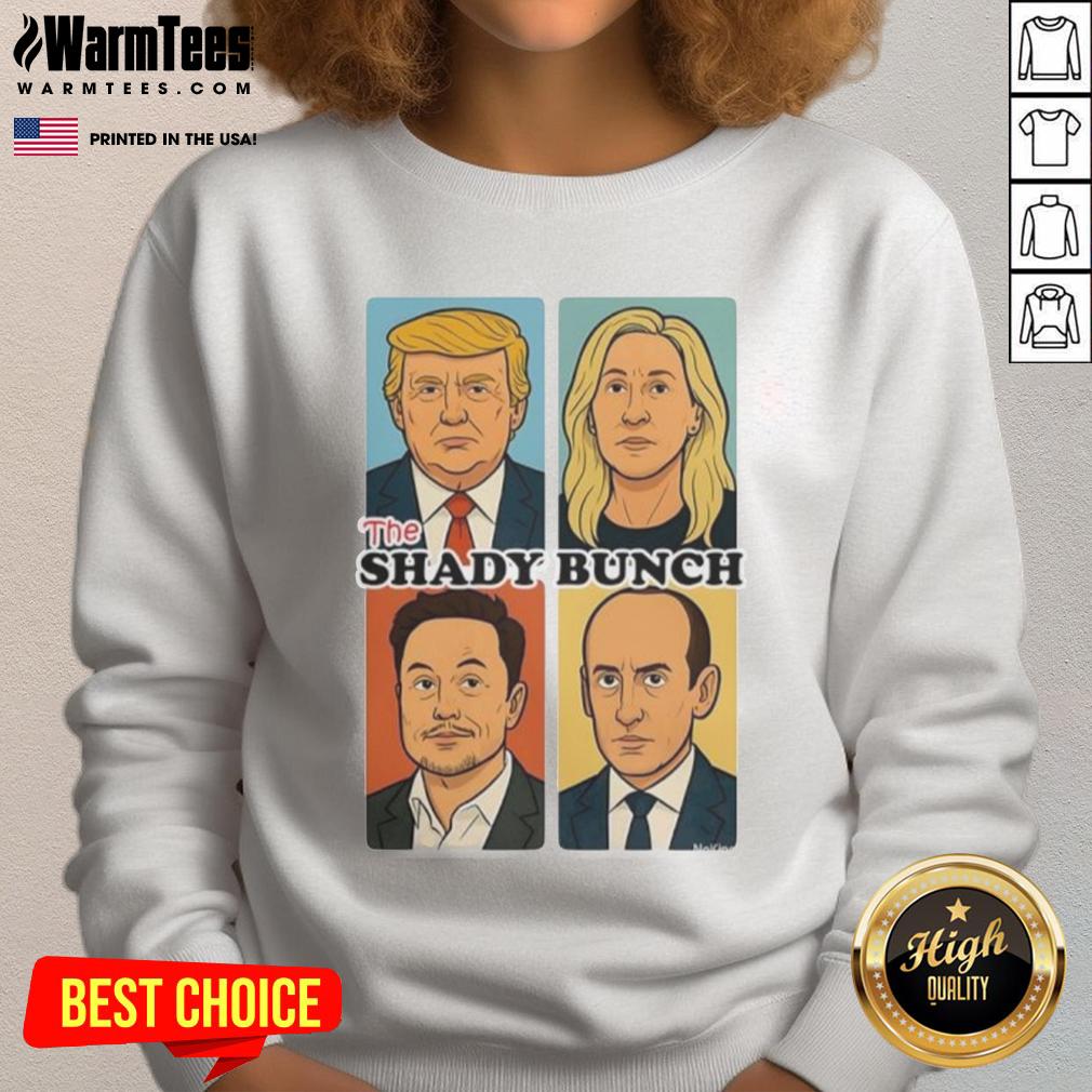 Top The Shady Bunch Donald Trump Sarcastic Comic T-Shirt - Image 5