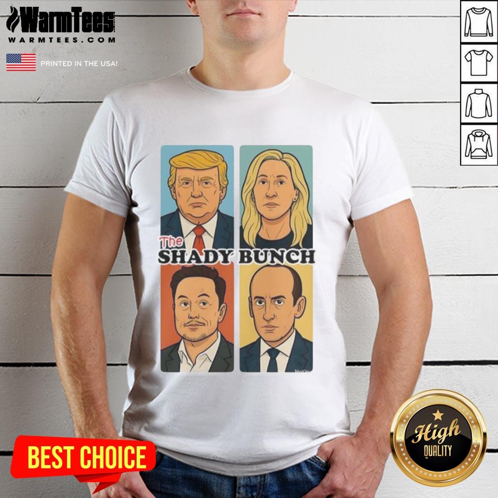 Top The Shady Bunch Donald Trump Sarcastic Comic T-Shirt