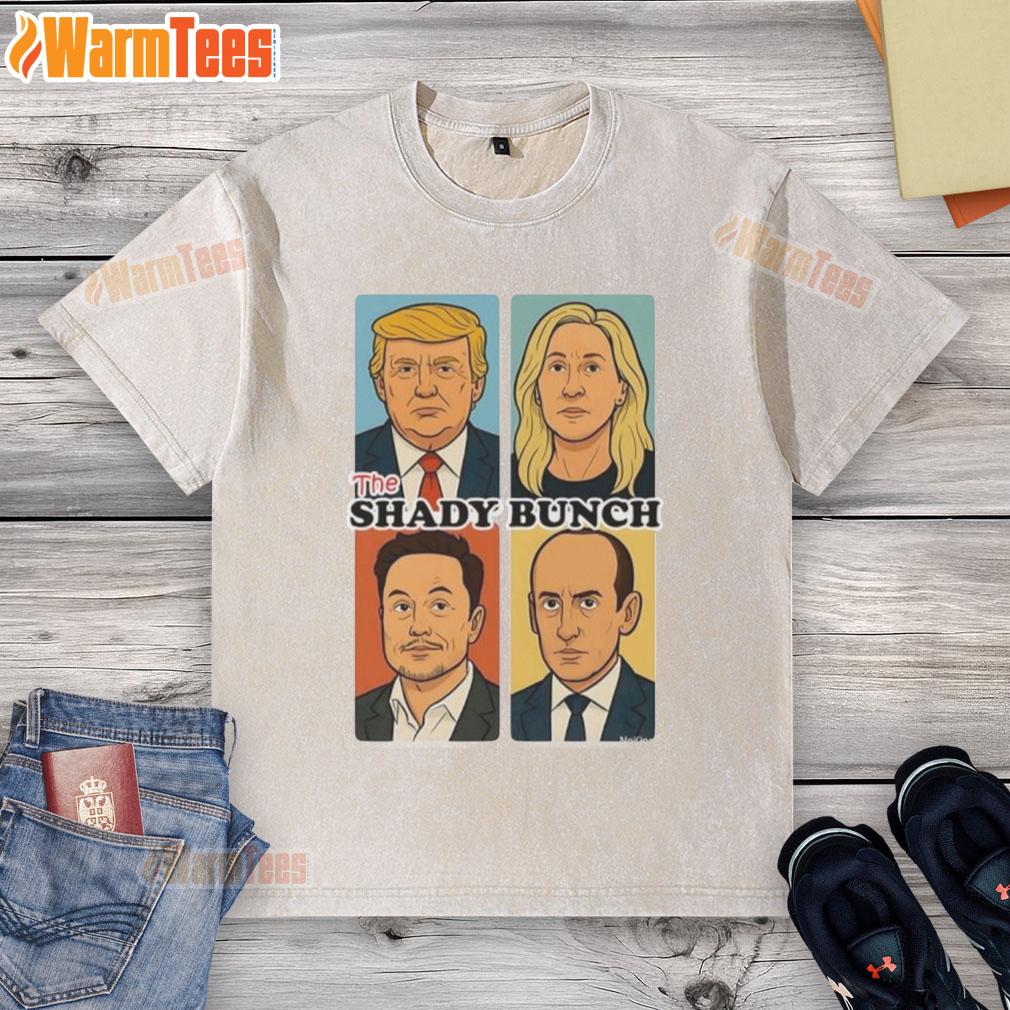 Top The Shady Bunch Donald Trump Sarcastic Comic T-Shirt - Image 6