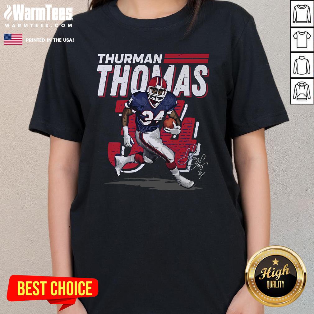 Top Thurman Thomas Buffalo Dash T-Shirt - Image 2