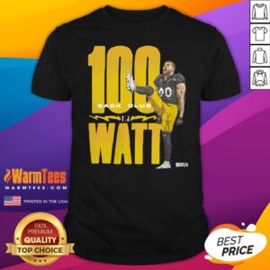 Top Tj Watt Pittsburgh 100 Sack Club T-Shirt