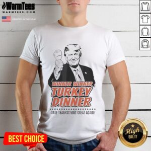 Top Trump Winner Winner Turkey Dinner Make Thanksgiving Great Again T-Shirt