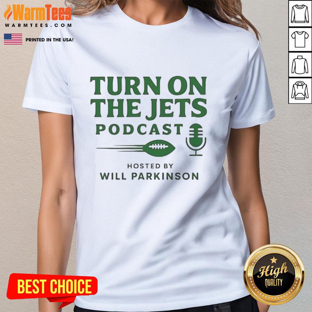 Top Turn On The Jets Podcast T-Shirt - Image 3