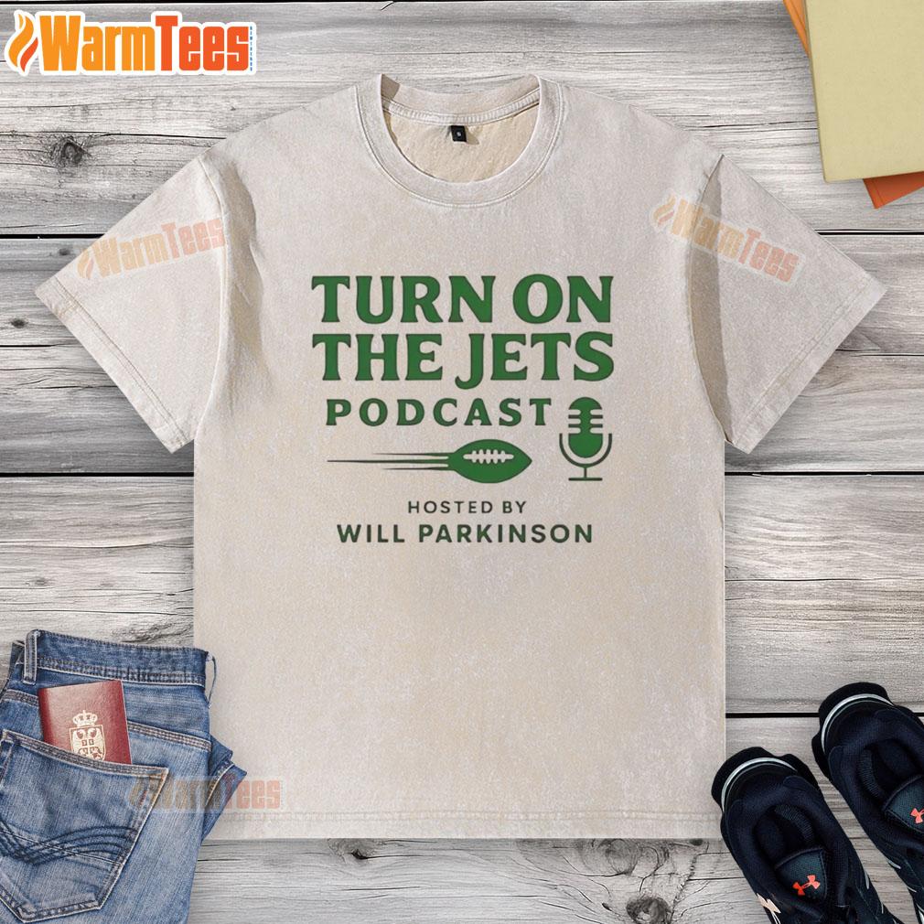 Top Turn On The Jets Podcast T-Shirt - Image 6