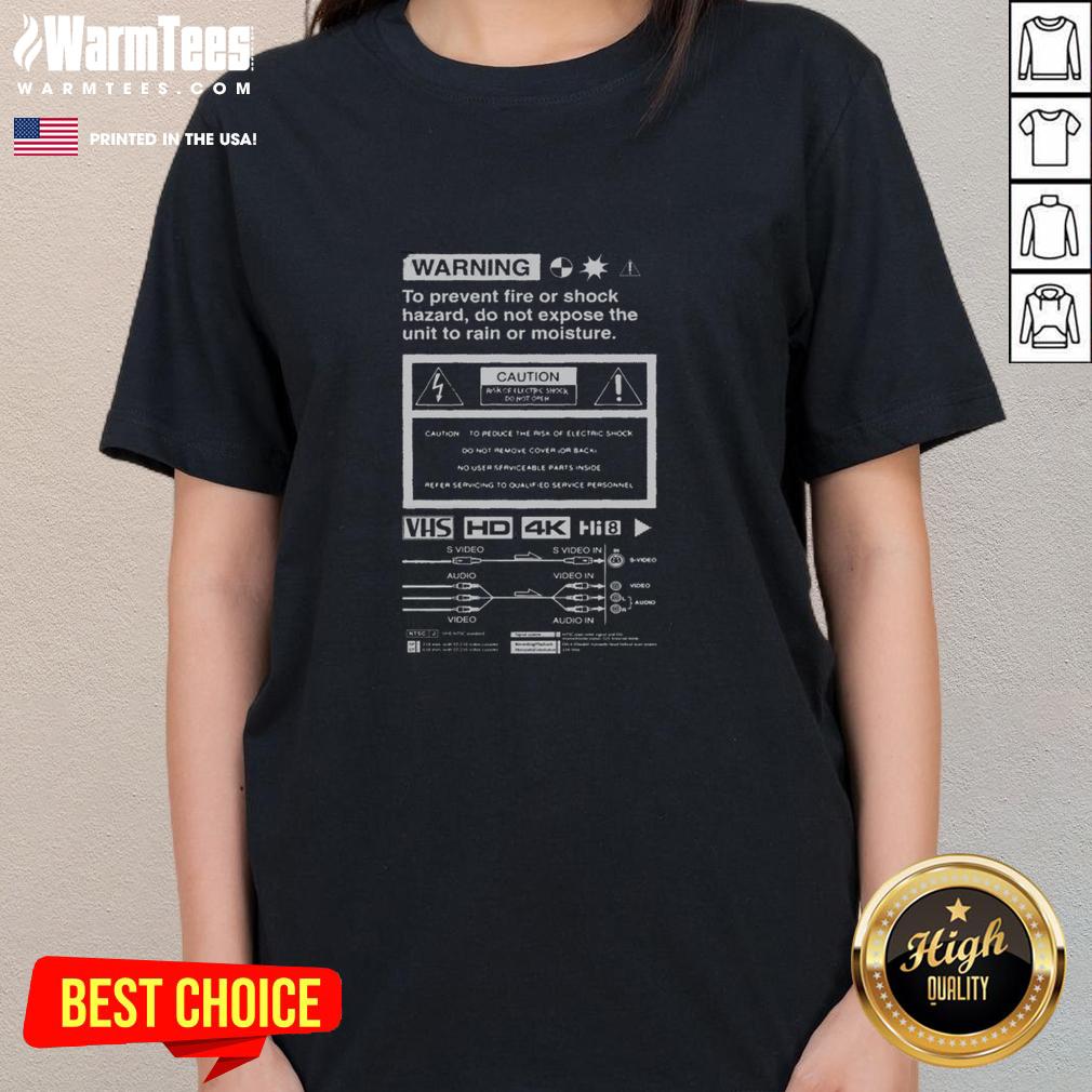 Top Video-20XX Vcr Danger T-Shirt - Image 3