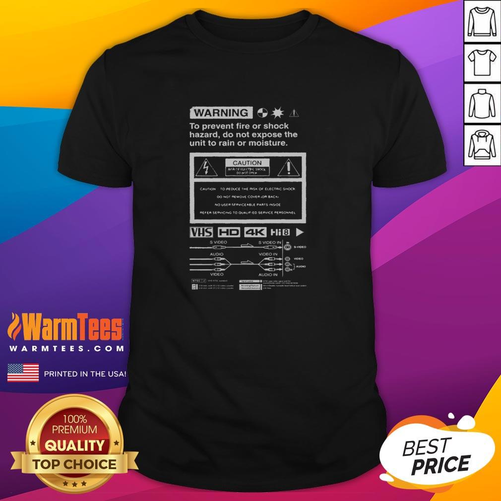 Top Video-20XX Vcr Danger T-Shirt