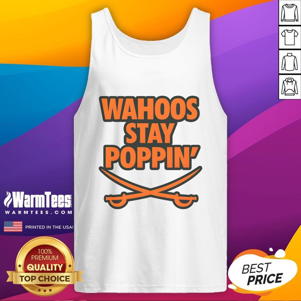 Top Wahoos Stay Poppin Funny Football T-Shirt - Image 4