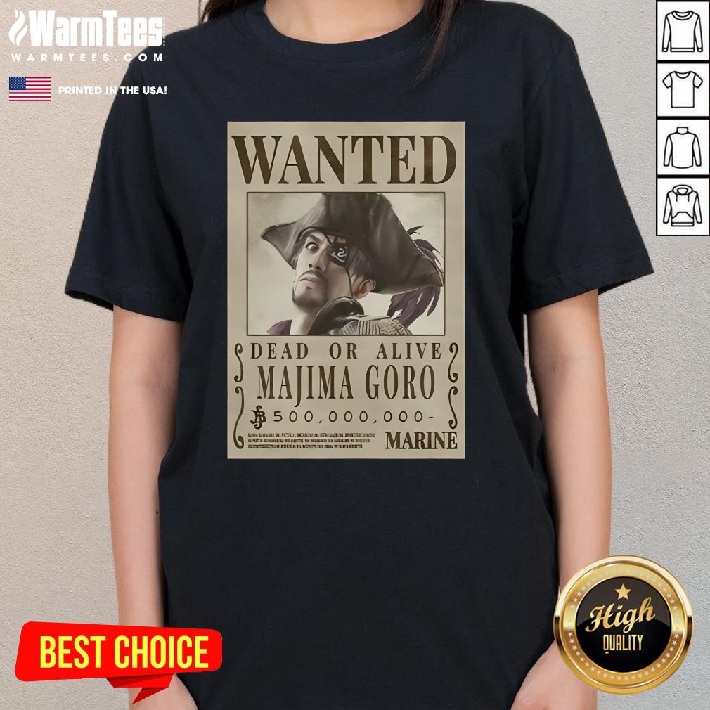 Top Wanted Dead Or Alive Majima Goro T-Shirt - Image 2