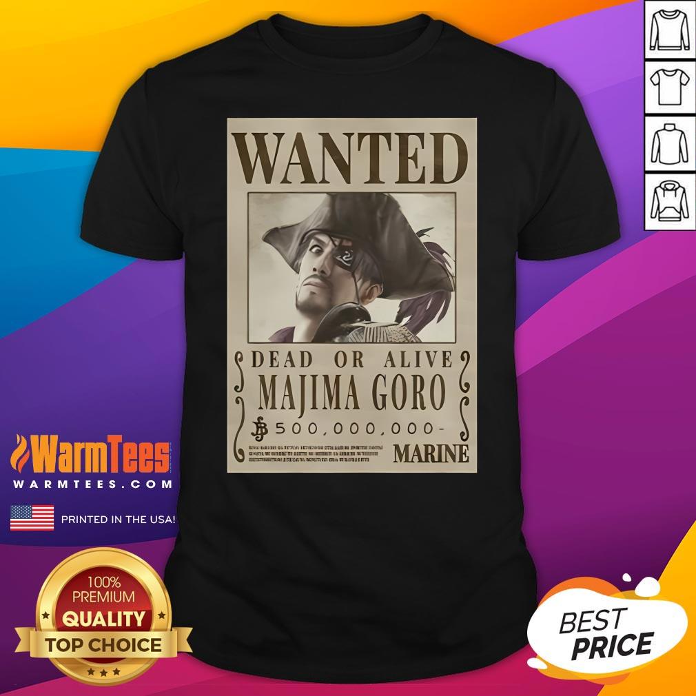 Top Wanted Dead Or Alive Majima Goro T-Shirt