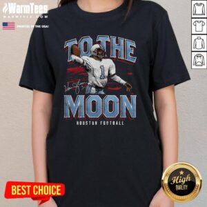 Alternative view of Top Warren Moon Houston To The Moon T-Shirt