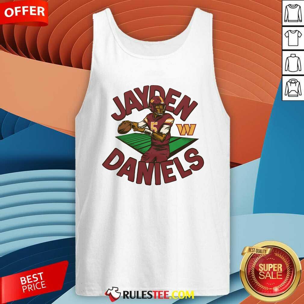 Top Washington Commanders Jayden Daniels T-Shirt - Image 5