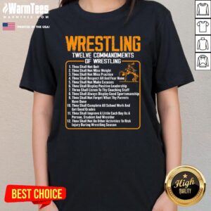 Alternative view of Top Wrestling Coach Team Humor Wrestling Sport Lover Enthusiast T-Shirt