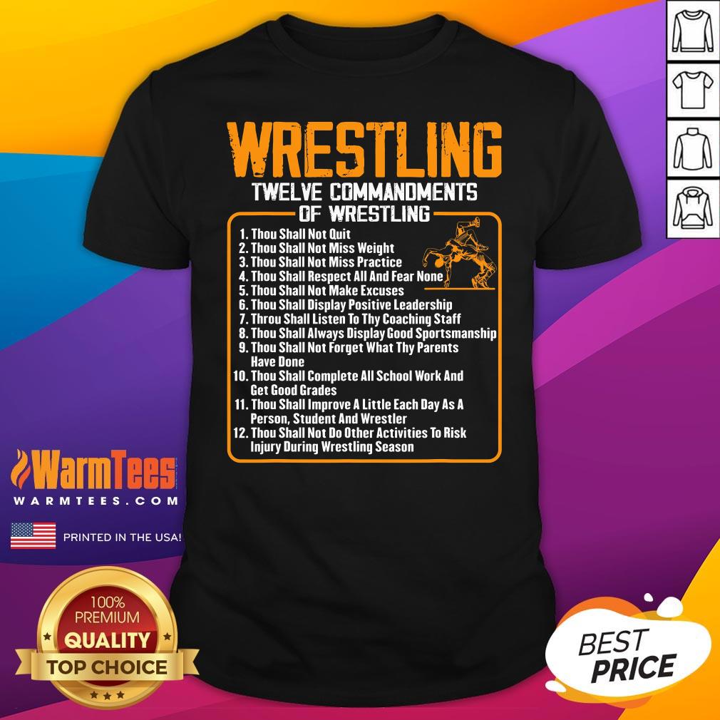Top Wrestling Coach Team Humor Wrestling Sport Lover Enthusiast T-Shirt