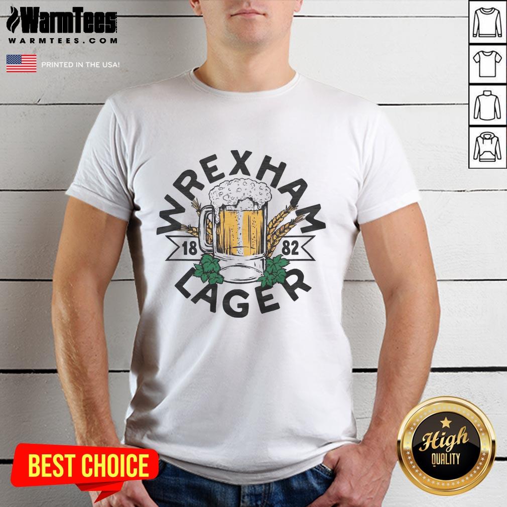 Top Wrexham Lager 1882 Mug T-Shirt