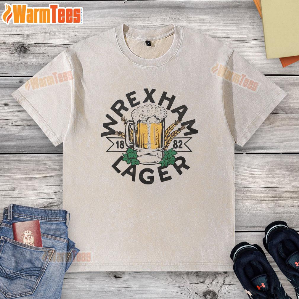 Top Wrexham Lager 1882 Mug T-Shirt - Image 6