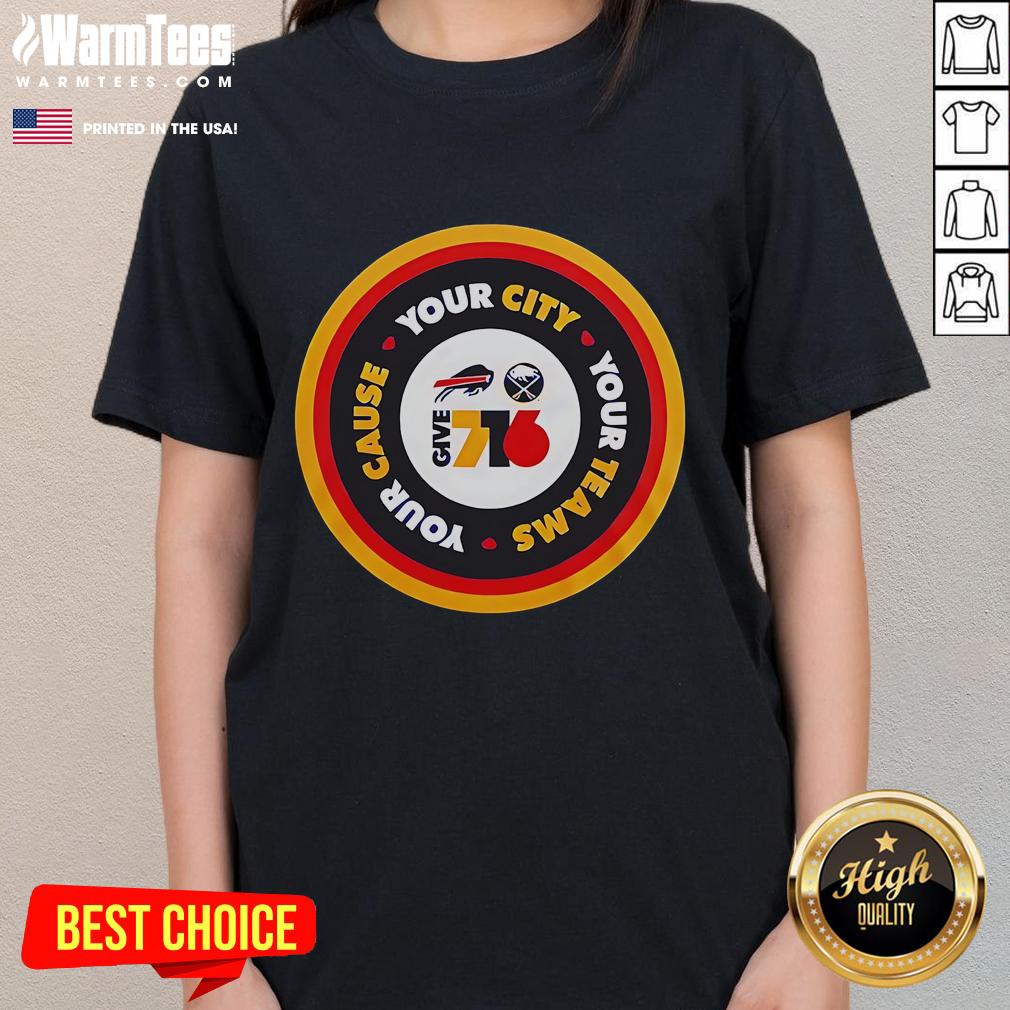 Top Your City Your Team Your Cause Buffalo Bills T-Shirt - Image 3