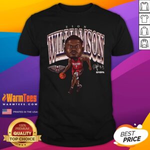 Top Zion Williamson New Orleans Pelicans Cartoon T-Shirt
