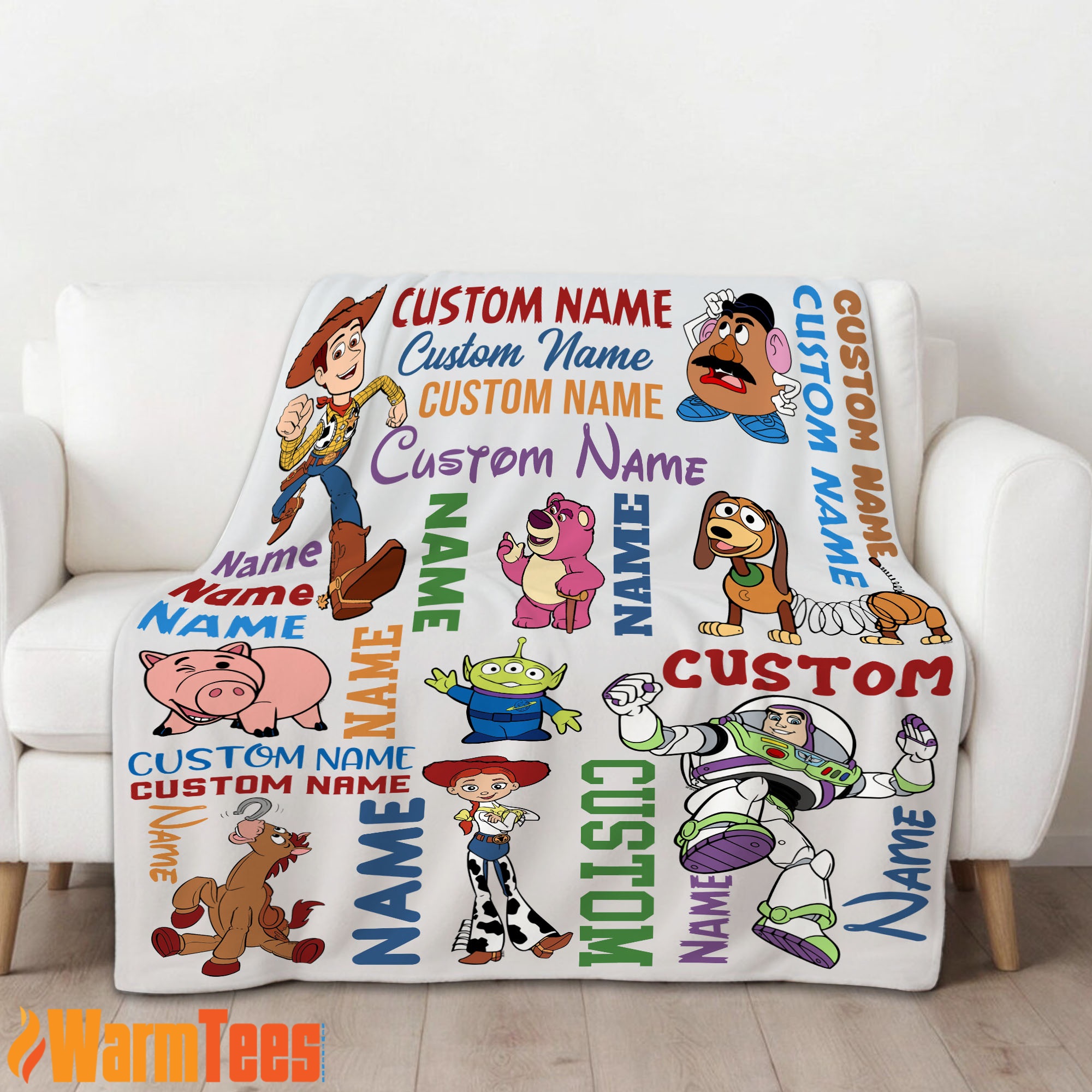 Disney Toy Story Cartoon Characters Blanket Fleece Customized Blanket - Image 3