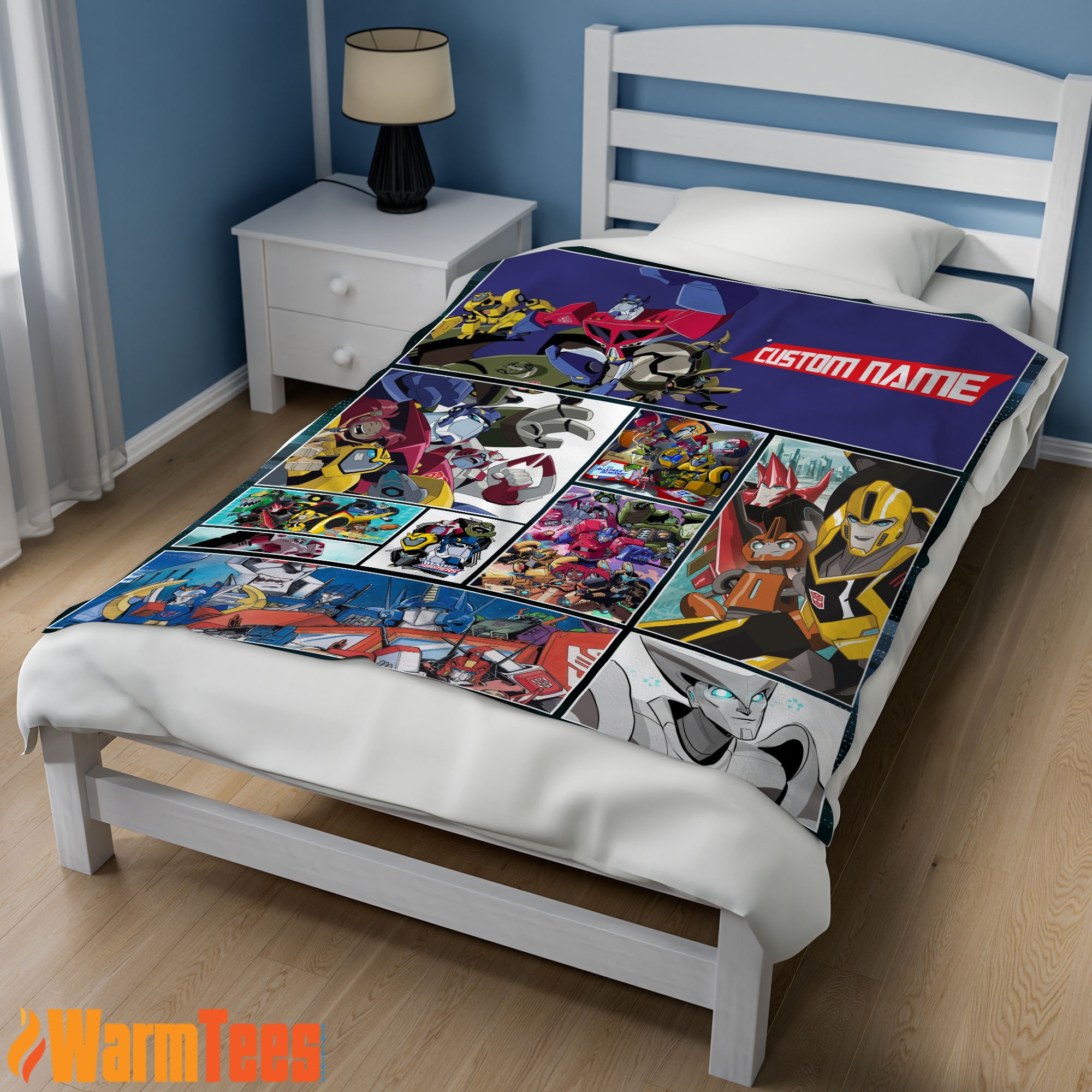 Transformers Animated Characters Blanket Fleece Customized Blanket - Image 2