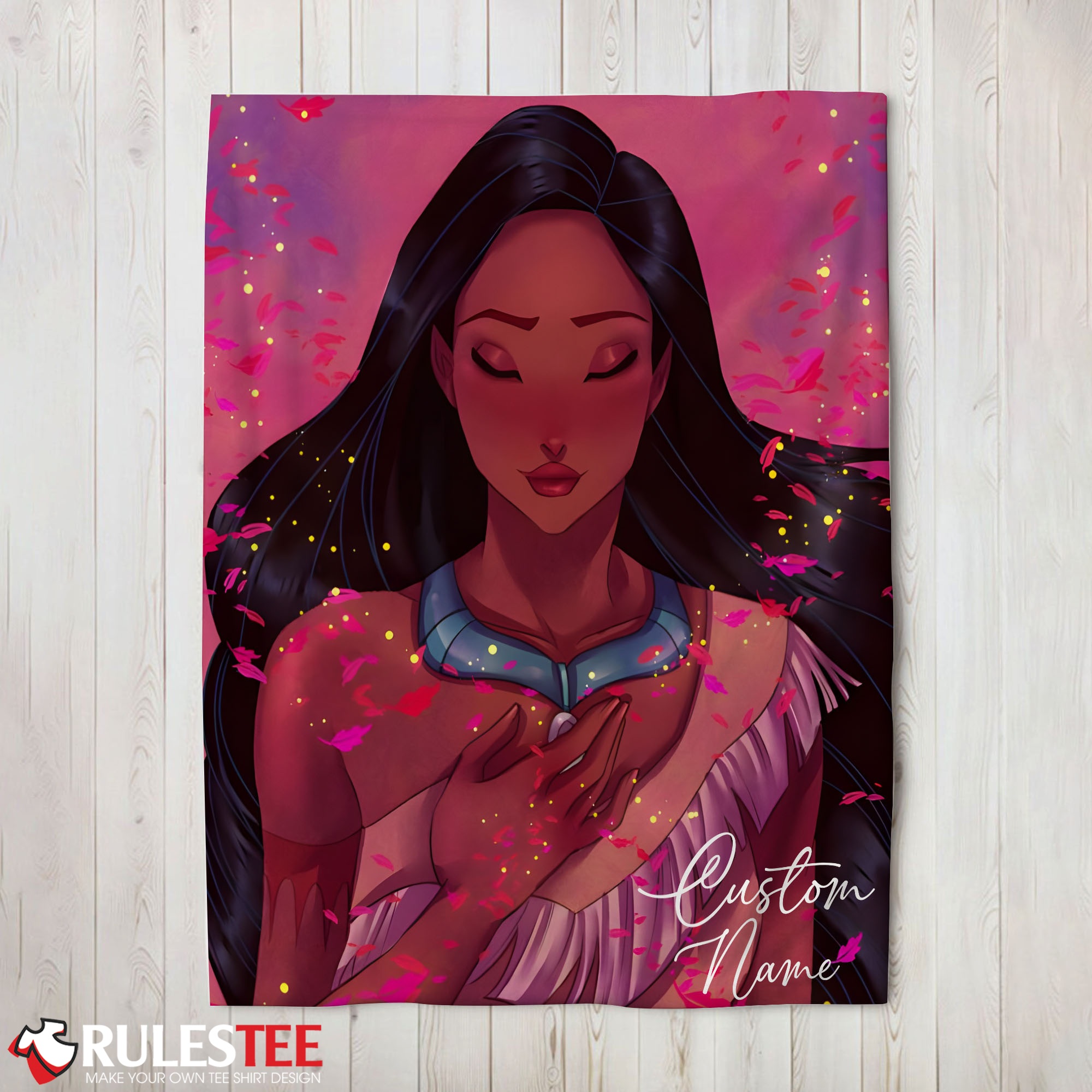 Whispers Of The Wind Pocahontas Colors Of The Wind Blanket Fleece Customized Blanket