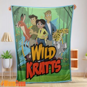 Wild Kratts Adventure Blanket Fleece Customized Blanket