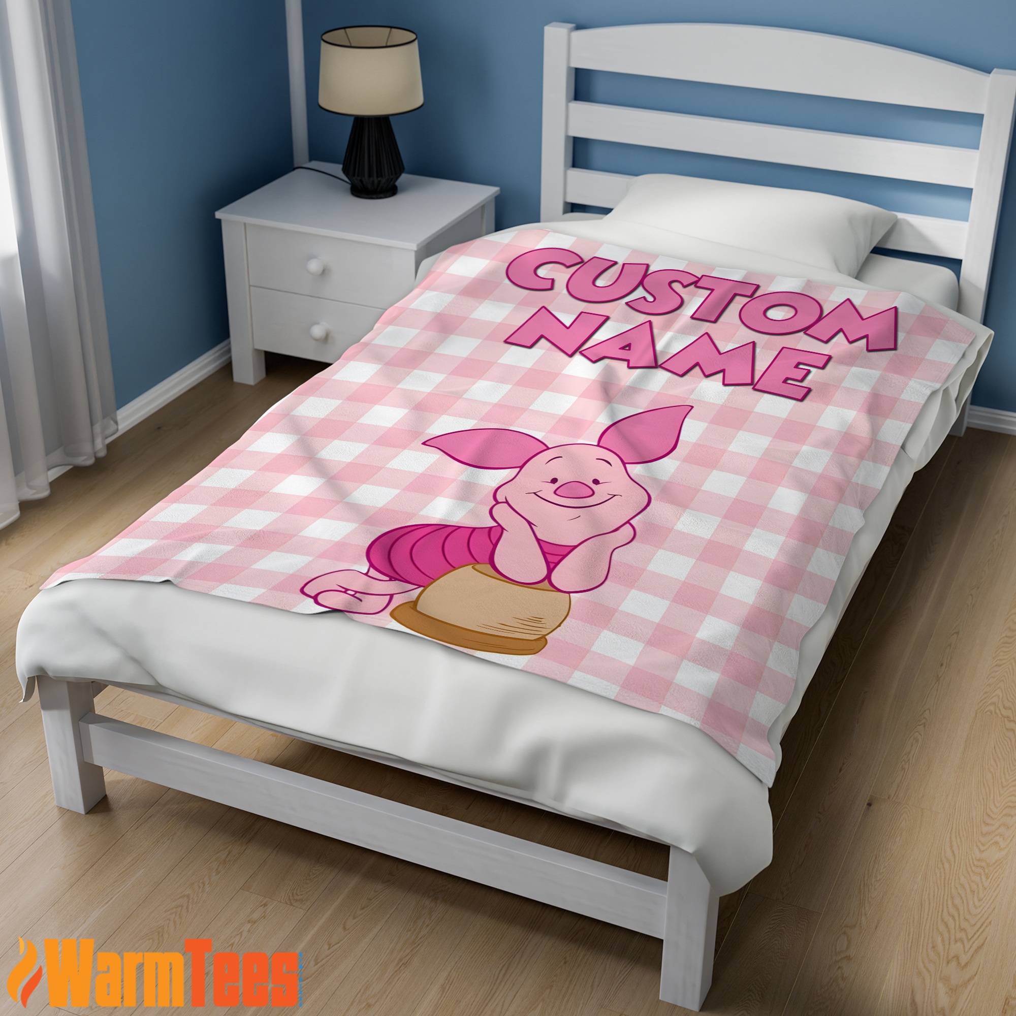 Winnie The Pooh Piglet Blanket Fleece Customized Blanket - Image 2