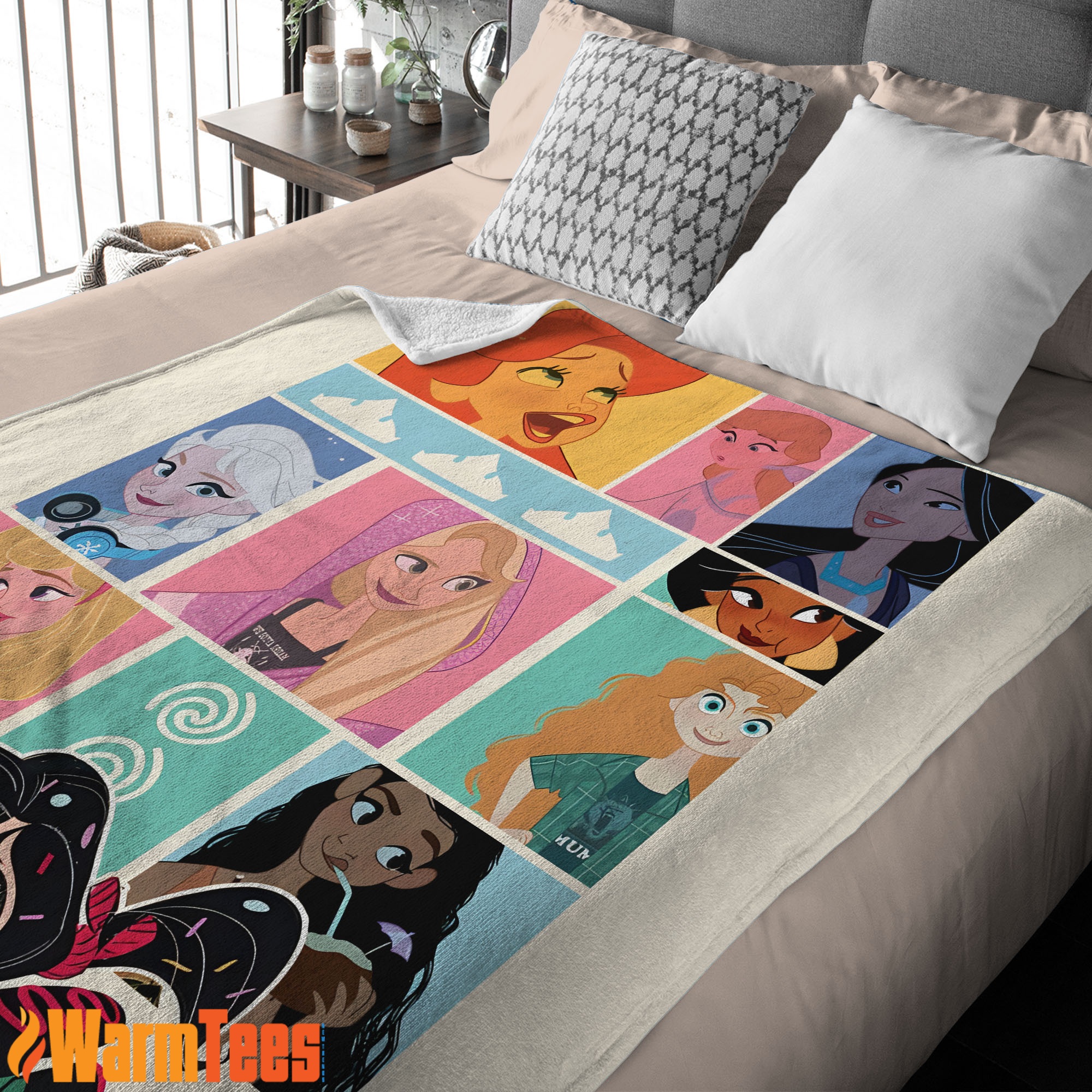 Wreck It Ralph Disney Princess Blanket Fleece Customized Blanket - Image 2