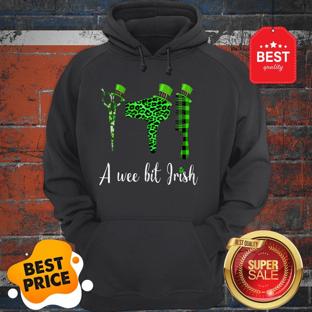 A wee bit Irish Hair Stylist St Patrick’s Day Irish Gift Shirt - Image 5
