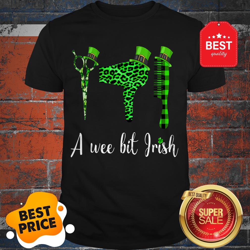 A wee bit Irish Hair Stylist St Patrick’s Day Irish Gift Shirt