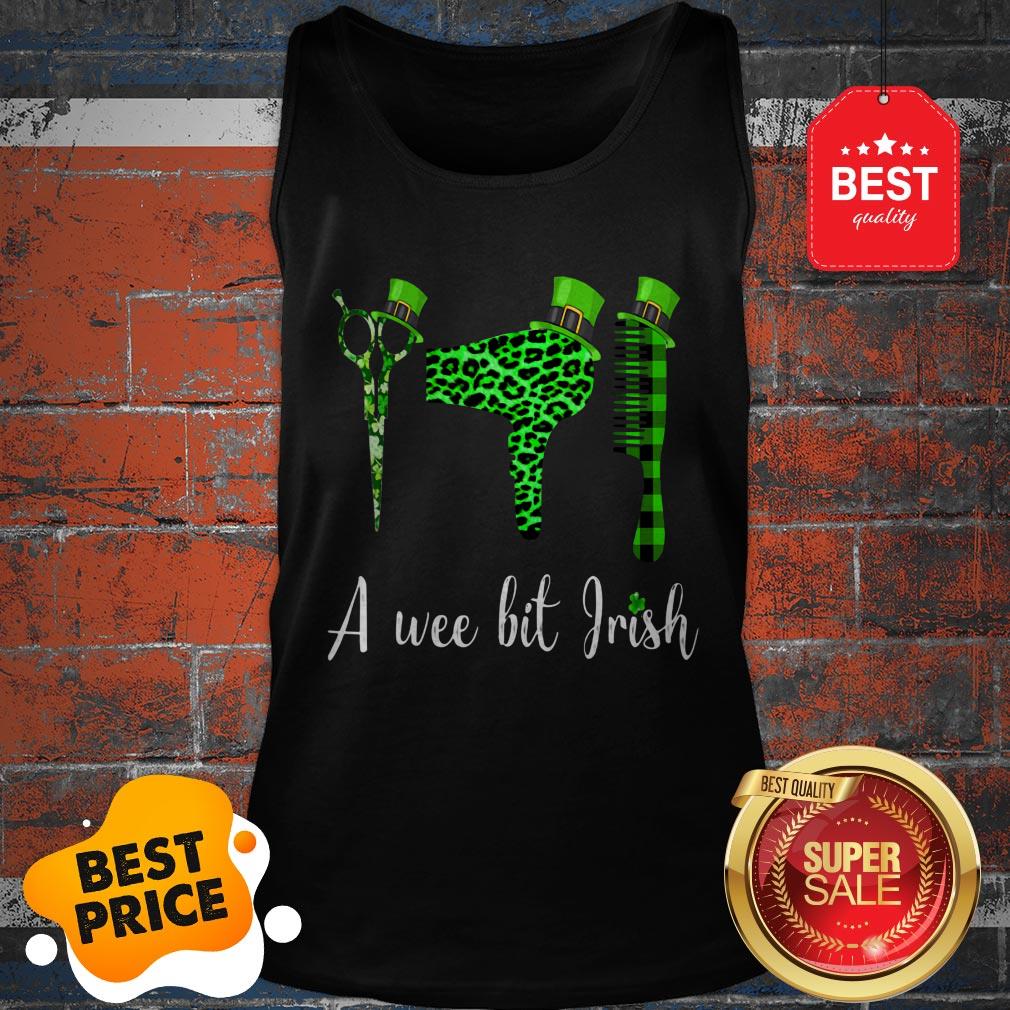 A wee bit Irish Hair Stylist St Patrick’s Day Irish Gift Shirt - Image 3